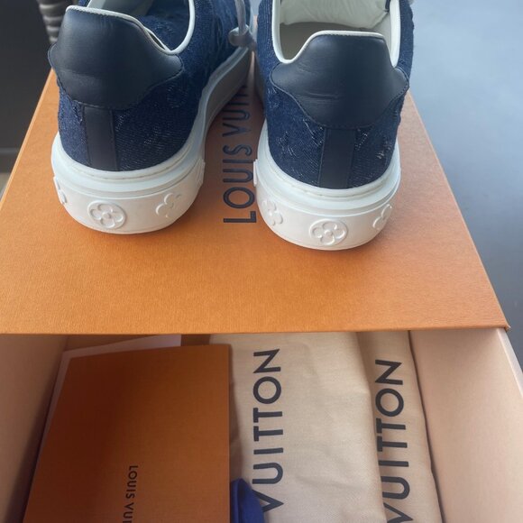 Louis Vuitton Time Out Sneaker Denim - Picture 9 of 14